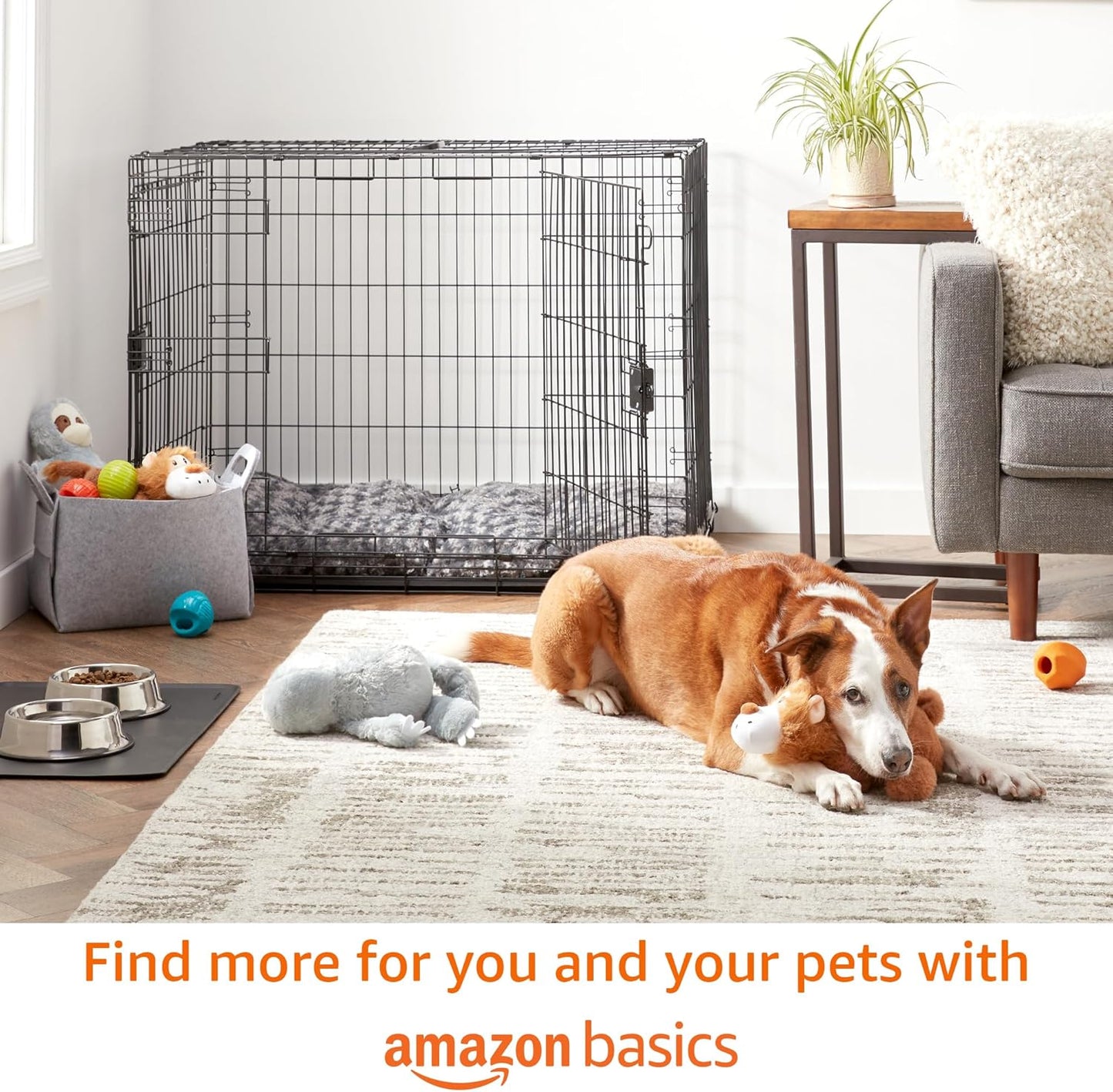 Amazon Basics Dog Poop Bags with Dispenser, 270 Count, Enhanced for Guaranteed Leakproof, Lavender Scented, Includes Leash Clip